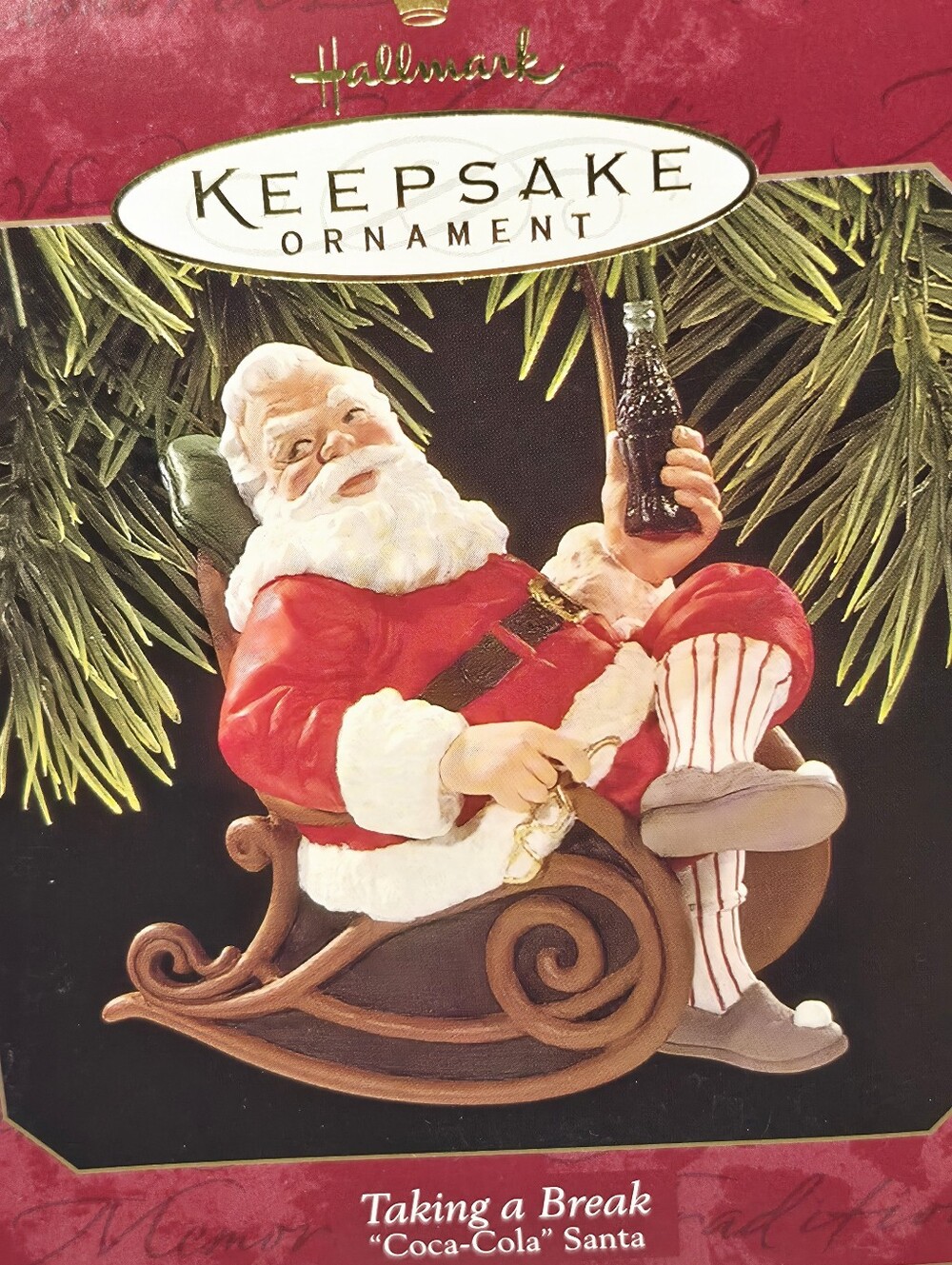 Hallmark Keepsake Ornament * Coca -Cola*  Taking a Break